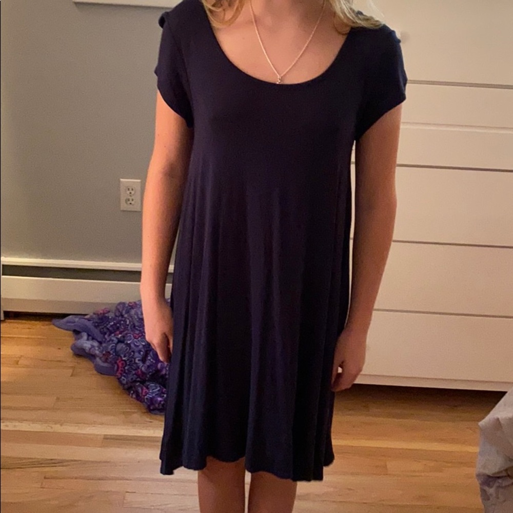 Like new navy blue swing dress